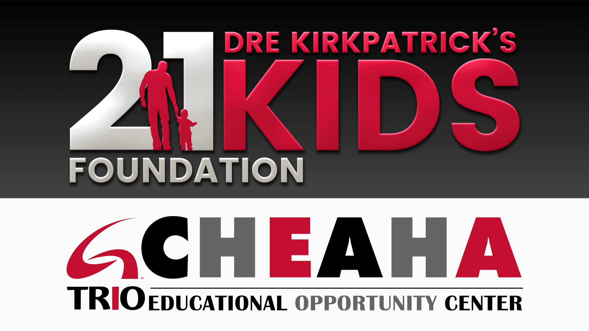 Logos for the 21 Kids Foundation and the Cheaha Educational Opportunity Center